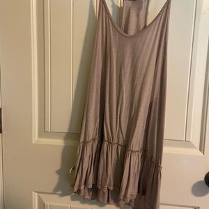 Taupe/Light Pink Tank